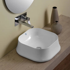 Whitehaus 16″ Britannia Square above Mount Basin – B-SH06 - The Home Selection