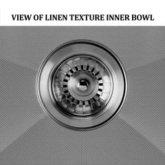 WHITEHAUS 18″ Noah plus Single Bowl 16 Gauge Linen Textured Dual-Mount Kitchen Sink Set - WHNPL1818 - The Home Selection