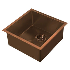 WHITEHAUS 18″ Noah plus Single Bowl 16 Gauge Linen Textured Dual-Mount Kitchen Sink Set - WHNPL1818 - The Home Selection