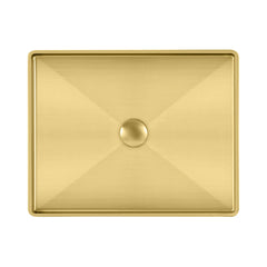 WHITEHAUS 20" NOAH PLUS 18 GAUGE, RECTANGULAR ABOVE MOUNT BATH BASIN SET - WHNPL1578 - The Home Selection
