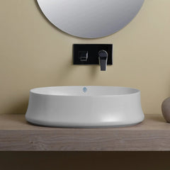 WHITEHAUS 23" BRITANNIA OVAL ABOVE MOUNT BASIN - B-SH04 - The Home Selection