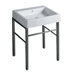WHITEHAUS 23″ Britannia Rectangular Sink Console with Front Towel Bar – B-U60-DUCG1-A06 - The Home Selection