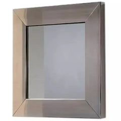 WHITEHAUS 23" New Generation Polished Square Mirror with Stainless Steel Frame - WHE5 - The Home Selection