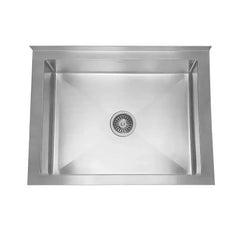 WHITEHAUS 24″ Noah’s Collection Utility Single Bowl Floor Mount Mop Sink - WHMS1620 - The Home Selection
