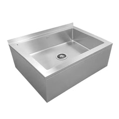 WHITEHAUS 24″ Noah’s Collection Utility Single Bowl Floor Mount Mop Sink - WHMS1620 - The Home Selection