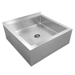 WHITEHAUS 27″ Noah’s Collection Utility Single Bowl Floor Mount Mop Sink - WHMS2424 - The Home Selection