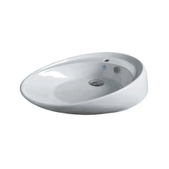WHITEHAUS 29″ Britannia Oval above Mount Basin with Single Faucet Hole Drill – B-BO12 - The Home Selection
