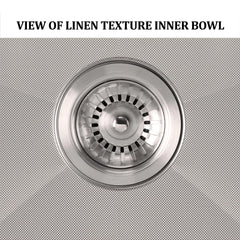 WHITEHAUS 29″ Noah plus Single Bowl, 16 Gauge Linen Textured Dual-Mount Sink Set - WHNPL2918 - The Home Selection