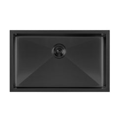WHITEHAUS 29″ Noah plus Single Bowl, 16 Gauge Linen Textured Dual-Mount Sink Set - WHNPL2918 - The Home Selection