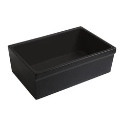 WHITEHAUS 30″ Glencove Reversible Fireclay Kitchen Sink with Elegant Beveled Front Apron - WHQ5530 - The Home Selection