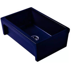 WHITEHAUS 30″ Glencove Reversible Fireclay Kitchen Sink with Elegant Beveled Front Apron - WHQ5530 - The Home Selection