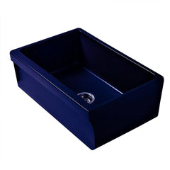 WHITEHAUS 30″ Glencove Reversible Fireclay Kitchen Sink with Elegant Beveled Front Apron - WHQ5530 - The Home Selection