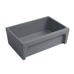 WHITEHAUS 30″ Glencove Reversible Fireclay Kitchen Sink with Elegant Beveled Front Apron - WHQ5530 - The Home Selection