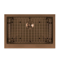 WHITEHAUS 30″ Noah plus Single Bowl 16 Gauge Sink Set with a Seamless Customized Front Apron - WHNPL3020 - The Home Selection