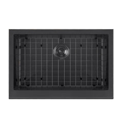 WHITEHAUS 30″ Noah plus Single Bowl 16 Gauge Sink Set with a Seamless Customized Front Apron - WHNPL3020 - The Home Selection