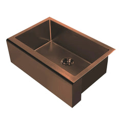 WHITEHAUS 30″ Noah plus Single Bowl 16 Gauge Sink Set with a Seamless Customized Front Apron - WHNPL3020 - The Home Selection