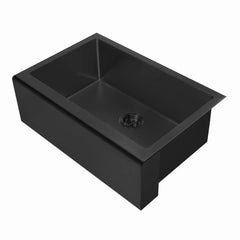 WHITEHAUS 30″ Noah plus Single Bowl 16 Gauge Sink Set with a Seamless Customized Front Apron - WHNPL3020 - The Home Selection
