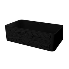 WHITEHAUS 30″ Reversible Series Fireclay Kitchen Sink with Gothichaus Design - WHFLGO3018 - The Home Selection