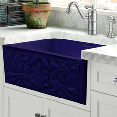 WHITEHAUS 30″ Reversible Series Fireclay Kitchen Sink with Gothichaus Design - WHFLGO3018 - The Home Selection