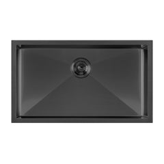 WHITEHAUS 33″ Noah plus Single Bowl, 16 Gauge Linen Textured Dual-Mount Sink Set - WHNPL3318 - The Home Selection