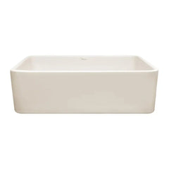 WHITEHAUS 33″ Reversible Series Fireclay Kitchen Sink with Concave Front Apron - WHPLCON3319 - The Home Selection