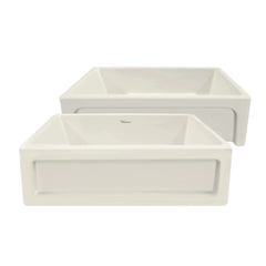 WHITEHAUS 33″ Shakerhaus Reversible Fireclay Kitchen Sink - WHQ5550 - The Home Selection