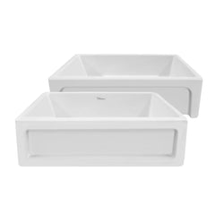 WHITEHAUS 33″ Shakerhaus Reversible Fireclay Kitchen Sink - WHQ5550 - The Home Selection