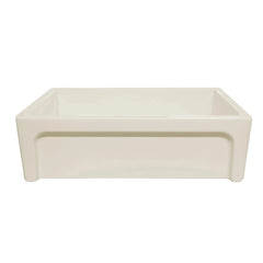 WHITEHAUS 33″ St. Ives Reversible Fireclay Kitchen Sink with Embossed Vine Design - WHSIV3333 - The Home Selection