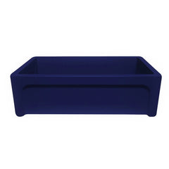 WHITEHAUS 33″ St. Ives Reversible Fireclay Kitchen Sink with Embossed Vine Design - WHSIV3333 - The Home Selection