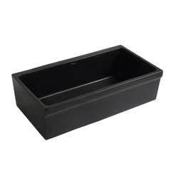 WHITEHAUS 36″ Quatro Alcove Large Reversible Fireclay Sink with Decorative 2½″ Lip - WHQ536 - The Home Selection