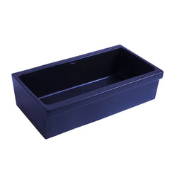 WHITEHAUS 36″ Quatro Alcove Large Reversible Fireclay Sink with Decorative 2½″ Lip - WHQ536 - The Home Selection