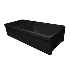 WHITEHAUS 42″ Glencove Large Double Bowl Reversible Fireclay Sink with Beveled Front Apron - WHQDB5542 - The Home Selection