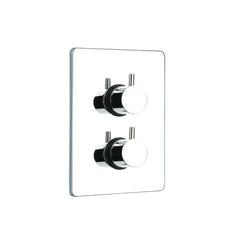 WHITEHAUS Luxe Thermostatic Valve with Square Plate - WHLX785T-C - The Home Selection