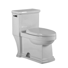 WHITEHAUS Magic Flush Eco-Friendly One Piece Single Flush Toilet with Elongated Bowl and 1.28 Gpf Capacity - WHMFL221-EB - The Home Selection