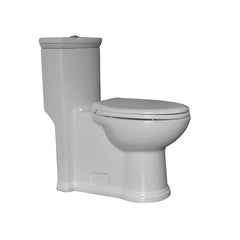 WHITEHAUS Magic Flush Eco-Friendly One Piece Toilet with a Siphonic Action Dual Flush System, Elongated Bowl 1.3/0.9 Gpf - WHMFL3364-EB - The Home Selection