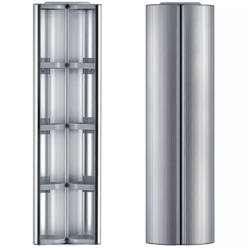 WHITEHAUS Medicinehaus Double Door, Vertical Column, Wall Mount Storage Cabinet - WHRAX - The Home Selection