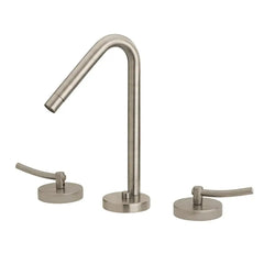 WHITEHAUS Metrohaus Lavatory Widespread Faucet with 45-Degree Swivel Spout, Pop-Up Waste and Lever Handles - WH81214 - The Home Selection