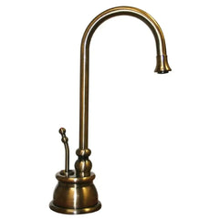 WHITEHAUS Point of Use Instant Hot Water Faucet with Gooseneck Spout and Self Closing Handle - WHFH-H4540 - The Home Selection
