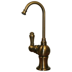 WHITEHAUS Point of Use Instant Hot Water Faucet with Gooseneck Spout and Self Closing Handle - WHFH3-H4130 - The Home Selection