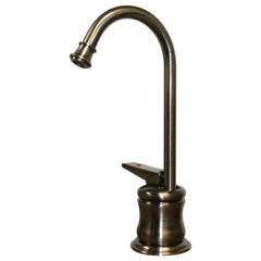 WHITEHAUS Point of Use Instant Hot Water Faucet with Gooseneck Spout and Self Closing Handle - WHFH3-H65 - The Home Selection