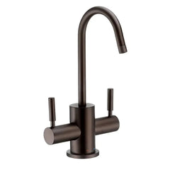 WHITEHAUS Point of Use Instant Hot/Cold Water Drinking Faucet with Gooseneck Swivel Spout - WHFH-HC1010 - The Home Selection