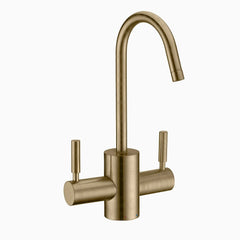 WHITEHAUS Point of Use Instant Hot/Cold Water Drinking Faucet with Gooseneck Swivel Spout - WHFH-HC1010 - The Home Selection