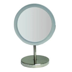 WHITEHAUS Round Freestanding Led 5X Magnified Mirror - WHMR106 - The Home Selection