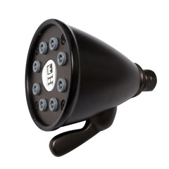 WHITEHAUS Showerhaus Round Showerhead with 8 Spray Jets – Solid Brass Construction with Adjustable Ball Joint – WH139 - The Home Selection