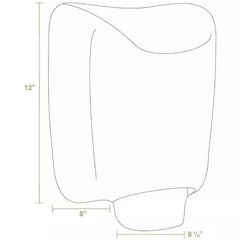 WHITEHAUS Wall Mount Hands-Free Hand Dryer - WH555-WHITE - The Home Selection