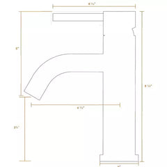WHITEHAUS Waterhaus Lead-Free Solid Stainless Steel Single Lever Elevated Lavatory Faucet - WHS8601-SB - The Home Selection
