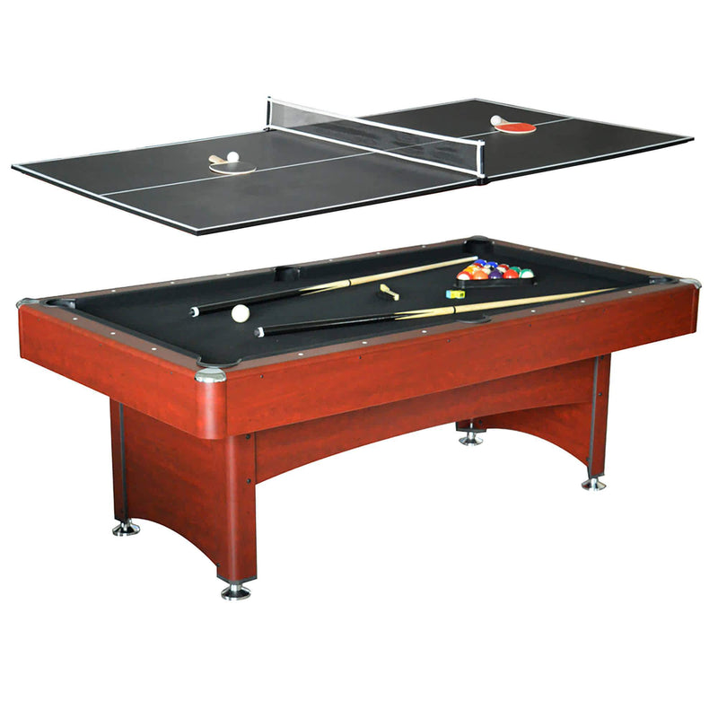Carmelli Bristol 7' Pool Table w/ Table Tennis Top