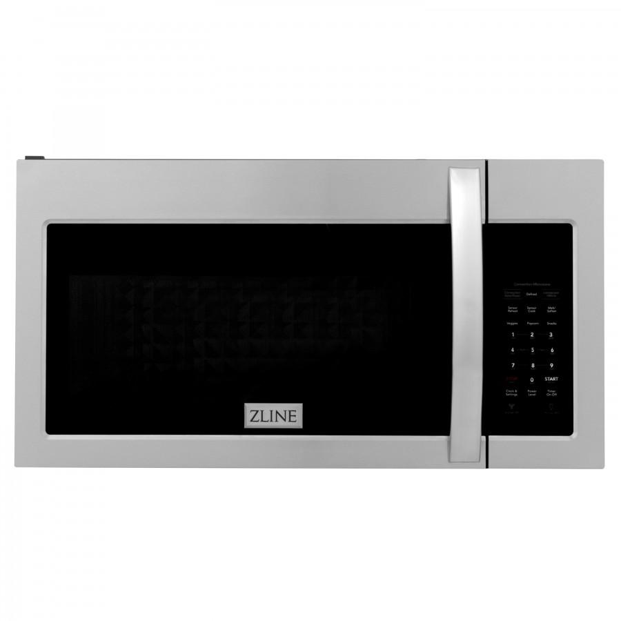 ZLINE Over the Range Convection Microwave Oven in Stainless Steel with Modern Handle and Sensor Cooking, MWO-OTR-30