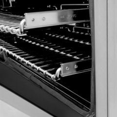ZLINE Autograph Edition 36" 4.6 cu. ft. Range with Gas Stove and Gas Oven in DuraSnow® Stainless Steel with Accents - RGSZ-SN-36