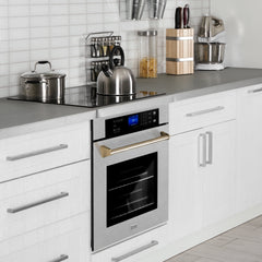 ZLINE 30" Autograph Edition Single Wall Oven with Self Clean and True Convection in Fingerprint Resistant Stainless Steel (AWSSZ-30)